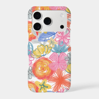 Motif floral aquarelle moderne 