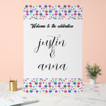 Motif floral aquarelle vibrant de fleurs sauvages