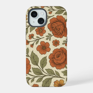 Motif Floral Automnal Vintage – Botanique Rustique