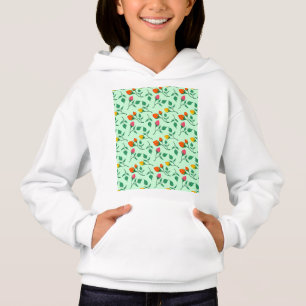 Motif floral avec fleurs roses colorées
