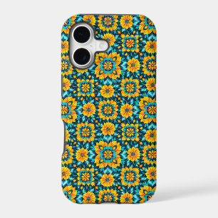 Motif floral bohème sans couture dans un style fol