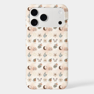 Motif floral céleste boho