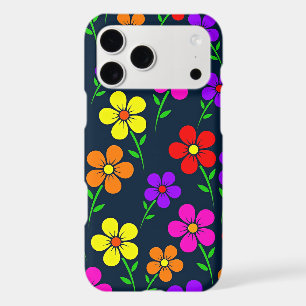 Motif floral coloré
