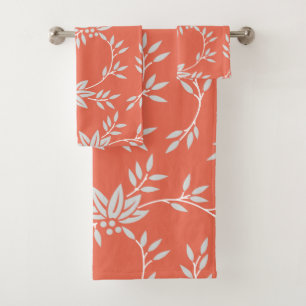 Motif floral de corail