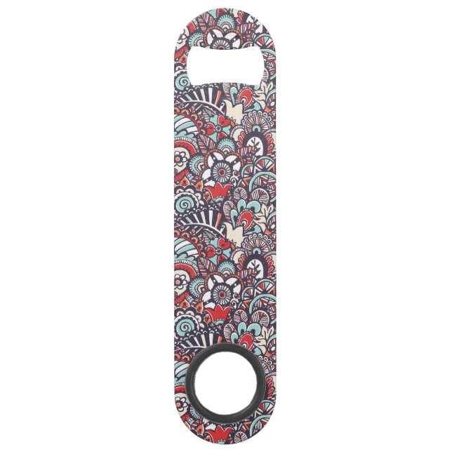 Motif floral de griffonnage de Paisley (Devant)