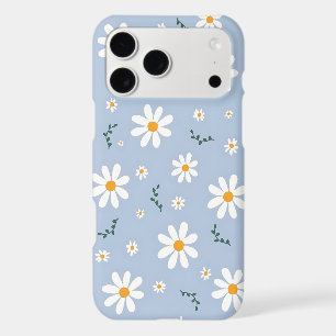 Motif floral de marguerite esthétique Bleu bébé Te