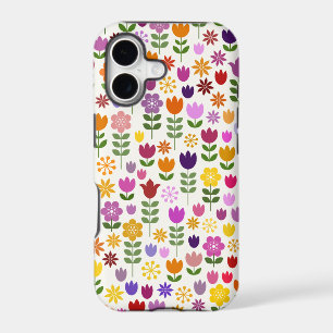 Motif floral de style scandinave