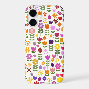 Motif floral de style scandinave