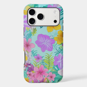 Motif floral d'été tropical - Hibiscus lumineux