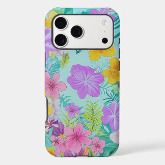 Motif floral d'été tropical - Hibiscus lumineux