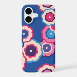 Motif floral hippie rétro
