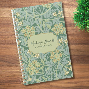 Motif floral jasmin vert 2026