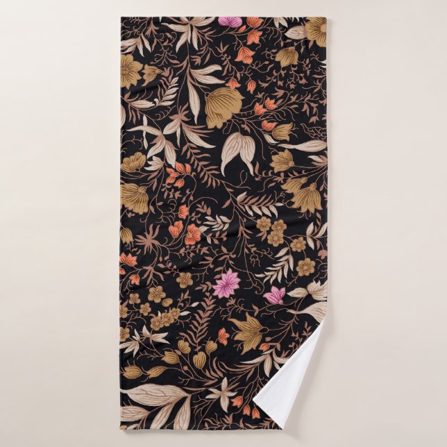 Motif floral paisley incomparable (Serviette de bain)