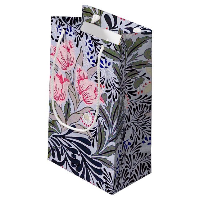 Motif floral, petit sac cadeau William Morris (Dos Angle)