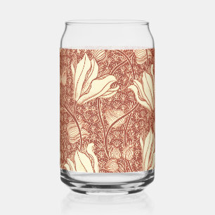 Motif floral Red Lily de style William Morris