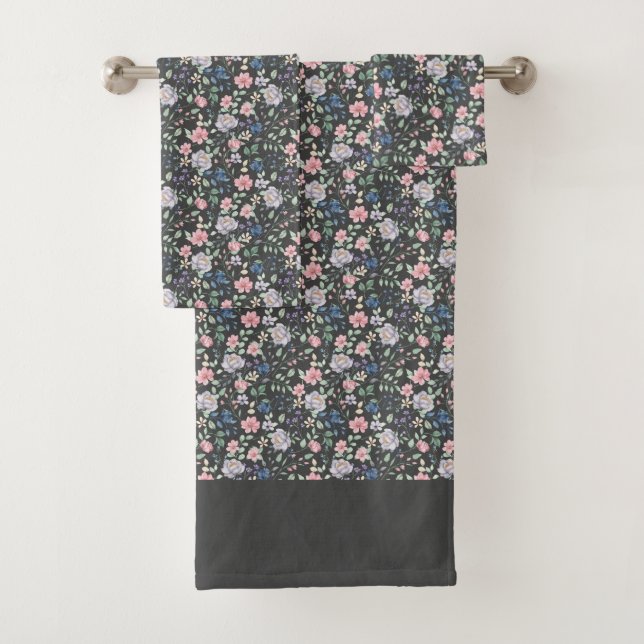 Motif floral rose (En situation)
