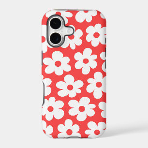 Motif floral rose et magenta
