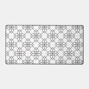 Motif floral sans couture sur tapis de bureau