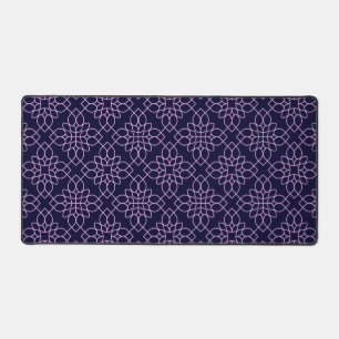Motif floral sans couture sur tapis de bureau