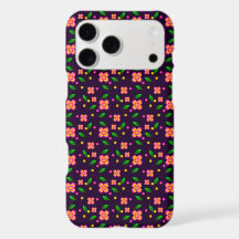 Motif floral sans couture vibrant sur fond violet