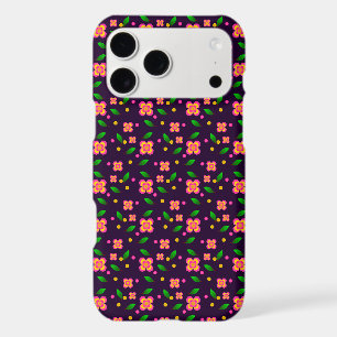 Motif floral sans couture vibrant sur fond violet