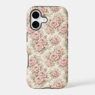 Motif floral transparent de rose vintage élégant