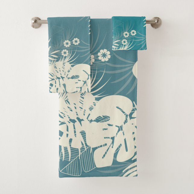 Motif floral tropical (En situation)