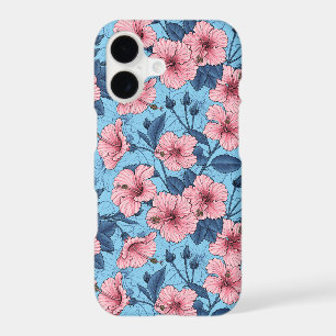 Motif floral tropical d'Hibiscus