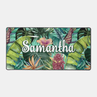 Motif floral tropical vert élégant