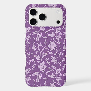 Motif floral violet et lavande