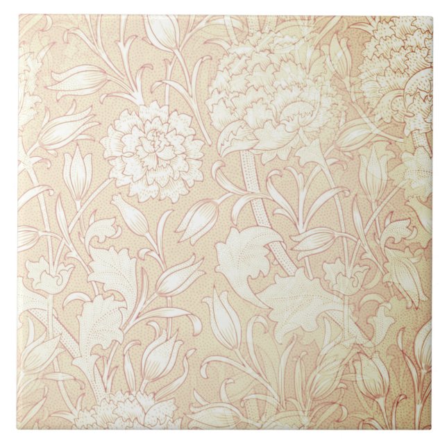 Motif Floral William Morris en Carreaux de céramiq (Devant)