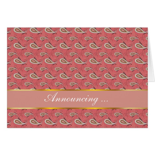 Motif Foxglove Petal Paisley (Devant horizontal)