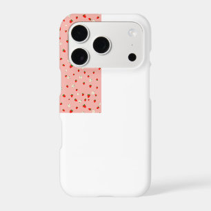 Motif Fraises et Fleurs