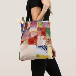 Motif from Hammamet by Paul Klee, Abstract Art Tote Bag