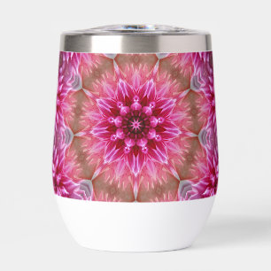 Motif géométrique à fleurs rose Mandala-67545