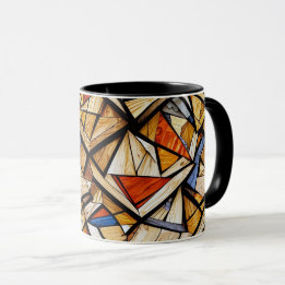 motif géométrique Abstrait 20 - Café Mug