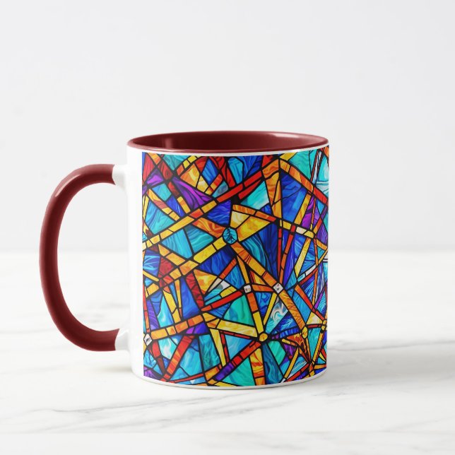 motif géométrique Abstrait 22 - Café Mug (Gauche)