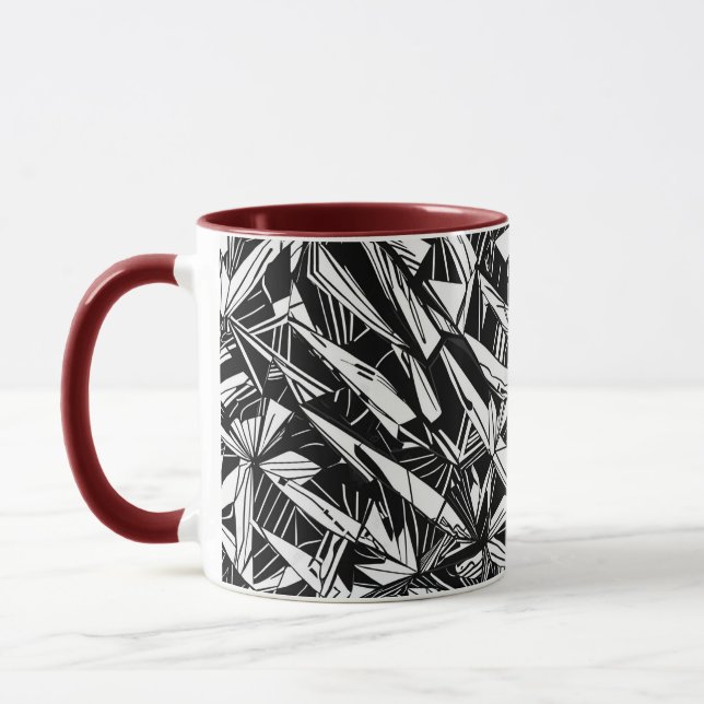 motif géométrique Abstrait 30 - Café Mug (Gauche)