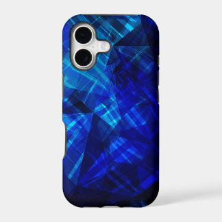 Motif géométrique de glace bleue cool