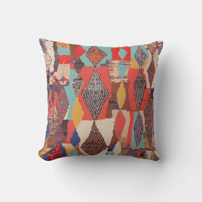 Motif géométrique de texture de coussin (Recto)