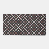 Motif géométrique en noir et tons Brown chauds