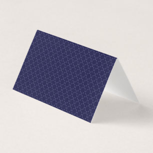 Motif géométrique islamique bleu foncé