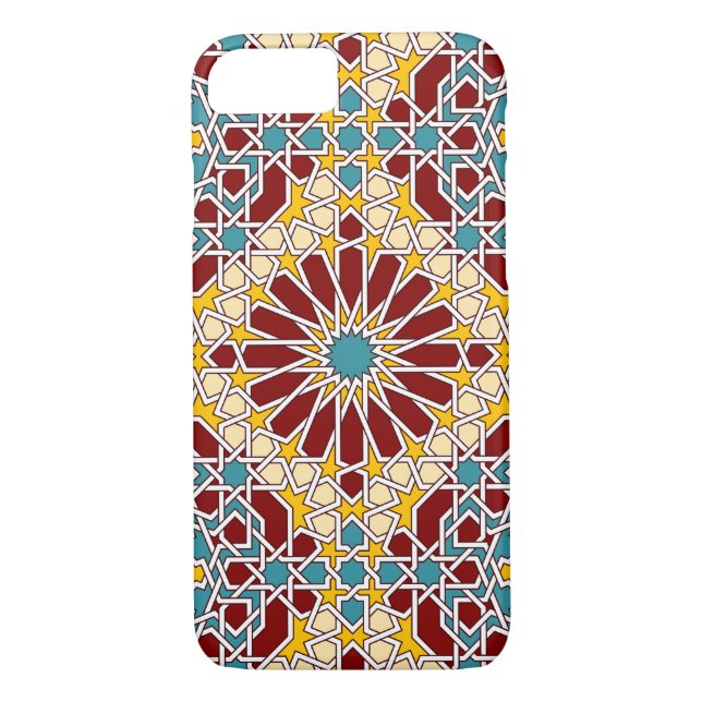 motif géométrique islamique iPhone 7 coque (Dos)