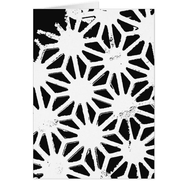 Motif géométrique noir et blanc (Devant)