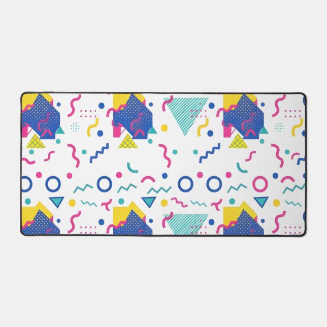 Motif géométrique Retro Memphis (Recto)