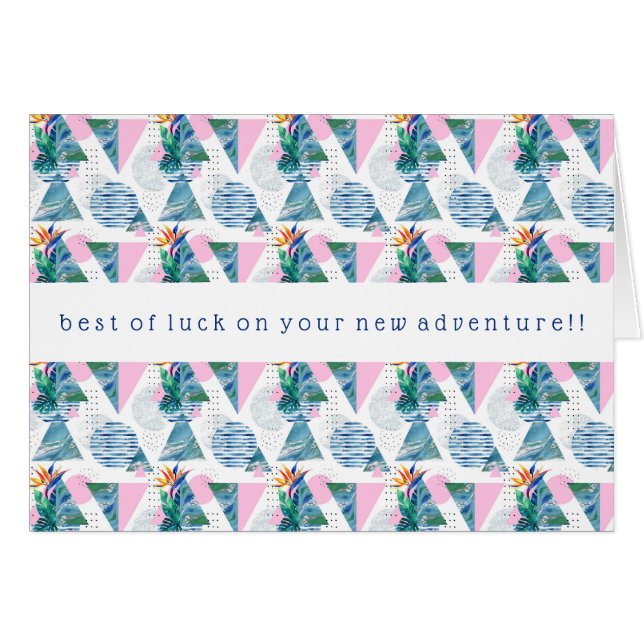 Motif géométrique tropical (Devant horizontal)