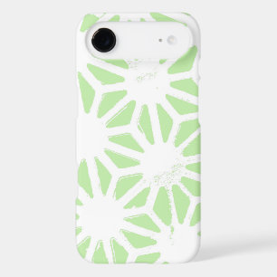 Motif géométrique vert pomme