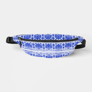Motif grec méditerranéen bleu