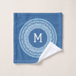 Motif grec Monogramme personnalisé