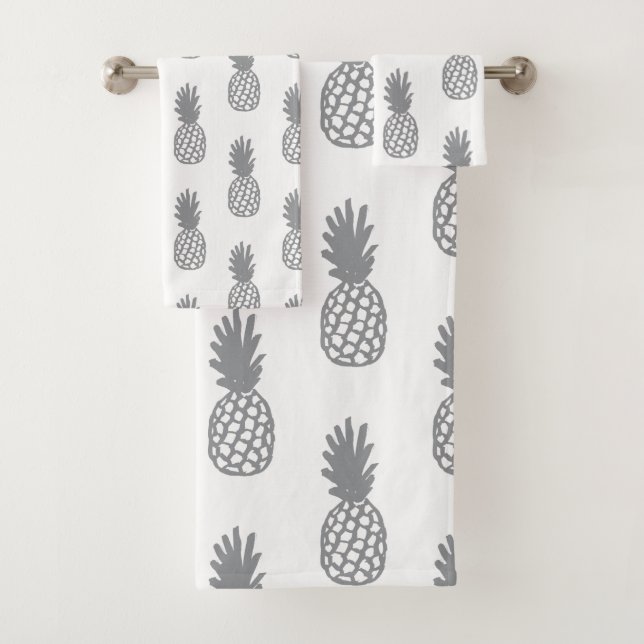 Motif gris d'ananas (En situation)